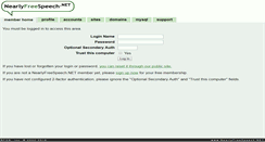 Desktop Screenshot of members.nearlyfreespeech.net